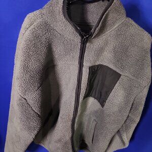 HOLLISTER grey, light coat zippered. XL
